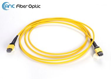 Bas SM MPO de perte au type A de fibre du câble équipé de camion de MPO 8 ou à la polarité de B