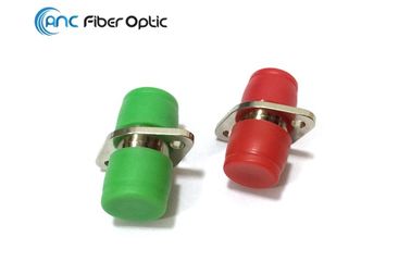 Ovale optique de la fibre FC FC/APC d'adaptateur de logement en métal avec le bouchon anti-poussière différent de couleur