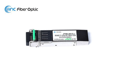 Émetteur-récepteur optique 25G SFP28 Bidi Tx1270/Rx1330 d'Ethernet de fibre de SMF 10KM LC DDM