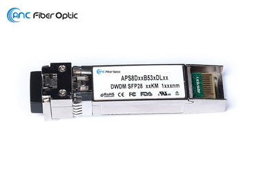 émetteur-récepteur optique Ch21-Ch60 SMF 10KM de fibre de 25G DWDM SFP28 multi - taux soutenu
