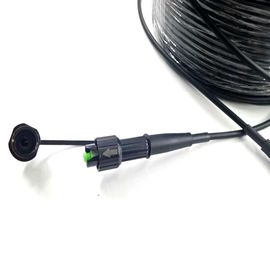 La correction optique recto de fibre mène le diamètre du câble d'interface 5.0mm avec le connecteur de Sc