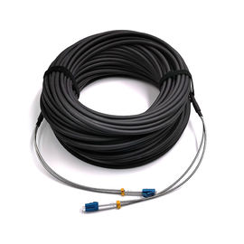 Noyau optique blindé LC unimodal LC du câble 2 de correction de fibre de FTTA CPRI 30 mètres