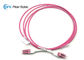 Double corde de correction non permutable optique du SM OM3 OM4 LC Uniboot de pullover de fibre de câble de lien