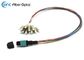 Éventez le câble équipé optique de fibre MTP MPO à la fibre de /24 du connecteur 12 de LC 0.9mm