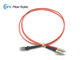 Corde de correction optique duplex de fibre MTRJ à la veste de la fibre LSZH de LC OM1 OM2 1 mètre