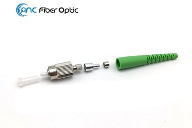 Connecteurs de corde de correction de fibre de FTTX FC, connecteur de fibre multimode de mode unitaire