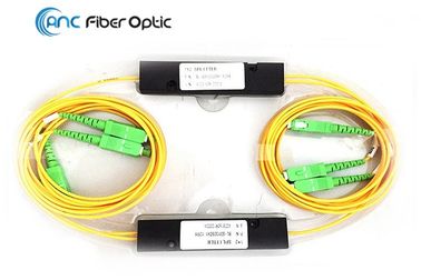 Le diviseur 1310nm 1550nm de câble optique de fibre de mode unitaire conjuguent coupleur de fenêtre