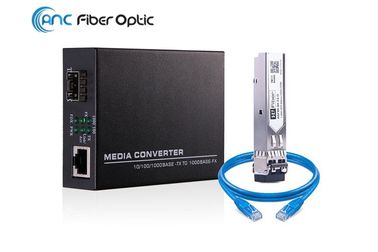 convertisseur de 10/100/1000M Fiber Optic Media