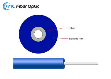 fil optique OS2 OM1 OM2 OM3 OM4 OM5 de fibre du tampon 900um dans des couleurs standard du CEI 12