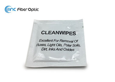 Le nettoyage optique pré saturé de fibre essuie l'inflammabilité non pelucheuse de matériel de tissu