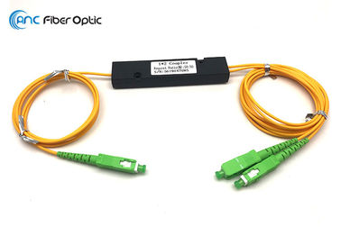 le diviseur audio optique 1310 de la fibre 1x2 1490 1550nm triplent le coupleur de fenêtre avec le connecteur de SC/APC