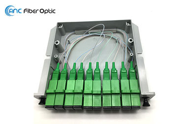 Type support optique de cassette de PLC 2x8 de diviseur d'Iber montable avec le connecteur de SC/APC