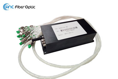 Commutateur optique mécanique optique du diviseur FC/APC 1x8 1x16 de câble de la fibre 900um du SM 1310/1550nm 1m
