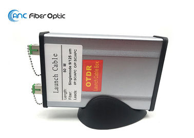 Mini SM optique 50M de suppresseur de zone en angle mort de la boîte OTDR de câble de lancement de la fibre OTDR 100M 500M