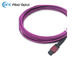 type femelle violet fil du câble optique LSZH OM4 50/125 MTP de fibre de 8M Digital de tronc d'élite de B