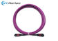 type femelle violet fil du câble optique LSZH OM4 50/125 MTP de fibre de 8M Digital de tronc d'élite de B