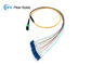 2 mètres de câble Ethernet optique de fibre, éventent le mâle du câble équipé de fibre MPO à 12 X LC