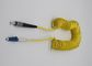 Simplex optique du SM G657B3 de fibre de corde de correction de boucle 3 mètres avec des connecteurs de Sc LC FC