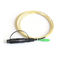 Perte par insertion optique du câble 0.30dB du simplex 3.0-5.0mm de corde de correction de fibre de Sc d'Optitap
