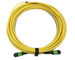 12F 24F MPO SM optique de la veste OM4 OM3 du câble 4.5mm de fibre de MPO au double facultatif