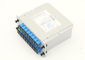 Diviseur optique de PLC de fibre de la cassette 1x16 de boîte du bâti de support LGX