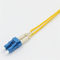 Corde de correction optique de fibre de la botte LC 1310nm G652D de PVC 12mm