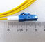 Corde de correction optique de fibre de la botte LC 1310nm G652D de PVC 12mm